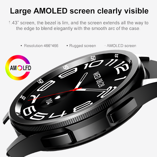 Samsung Js Smart Watch 6 Classic 1.39 Inch Sport Smart Watch Nfc Ip67 Black